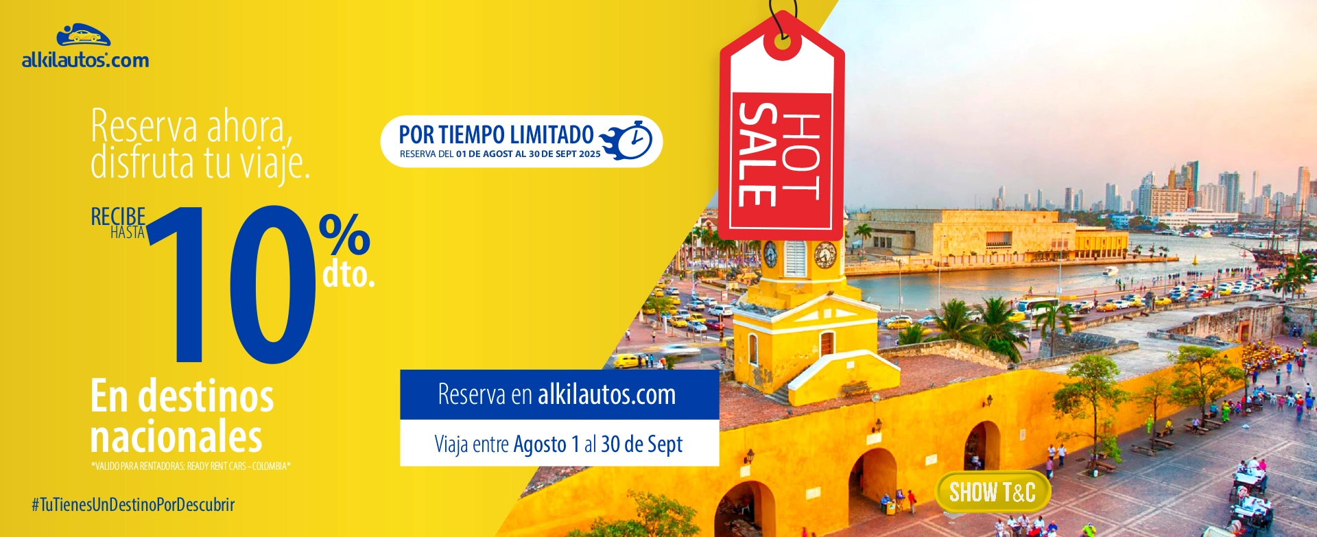10% Descuento con Ready Rent Cars