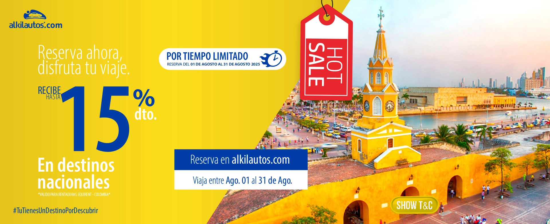  15% de Descuento con Equirent - Colombia